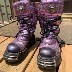 Used New Rock boots size 41 (8 1/2-9)